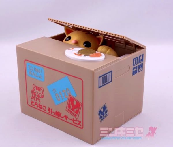 Itazura Kitty Coin Bank